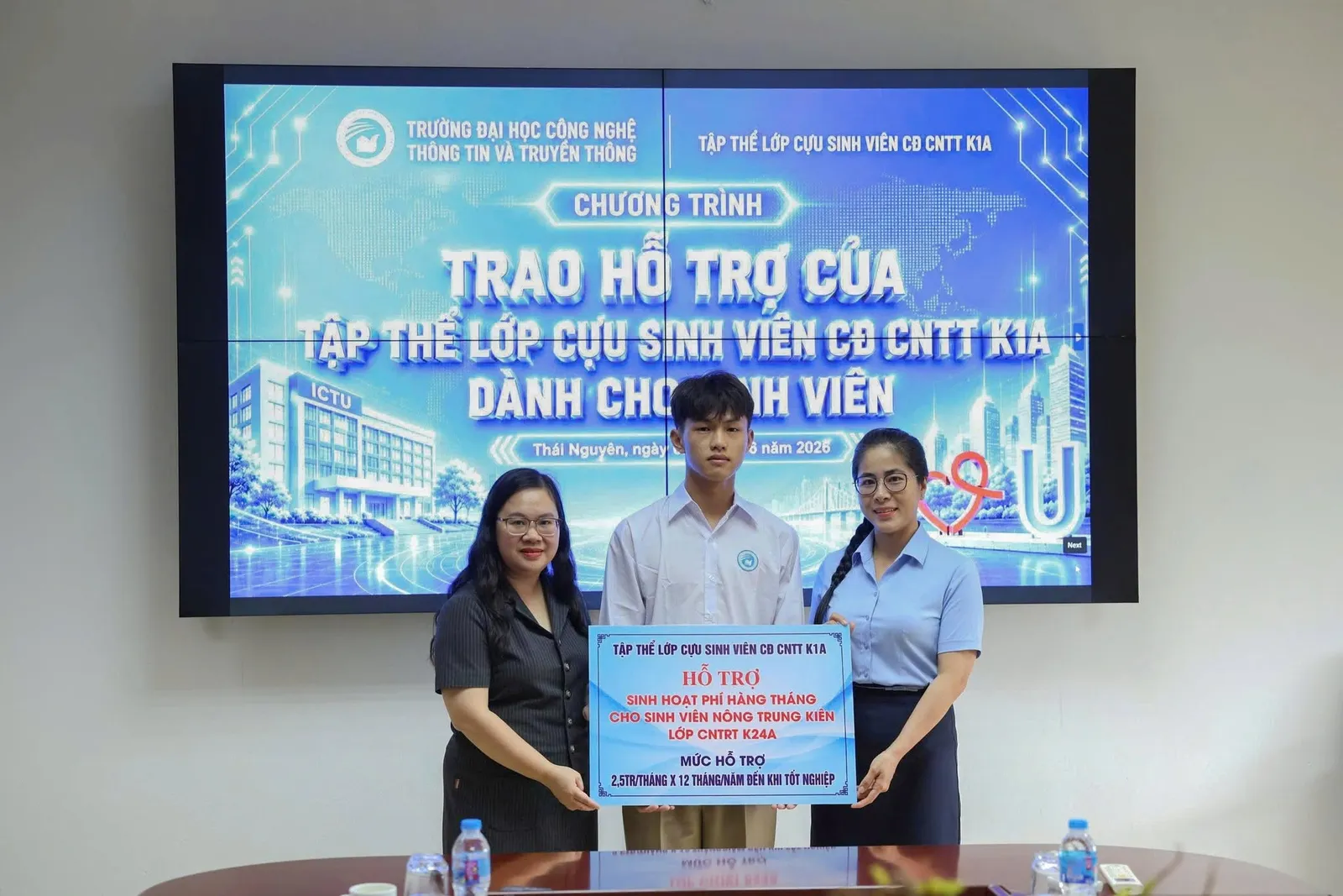 Cựu sinh viên ICTU hỗ trợ sinh viên khó khăn đến khi tốt nghiệp